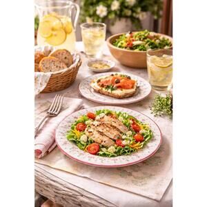 Johnson Bros England 1985 Set Of 7 Summer Chintz Salad Plates, 7.75”